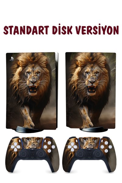 KT Decor Aslan Playstation 5 Full Sticker Kaplama Seti