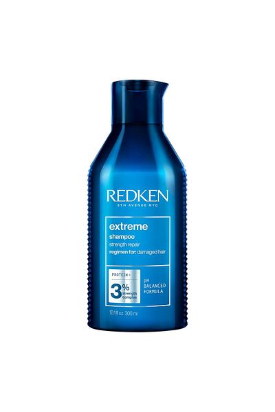 REDKEN Extreme Shampoo 300ml – Strengthens, Repairs & Prevents Breakage For Damaged Brittle Hair