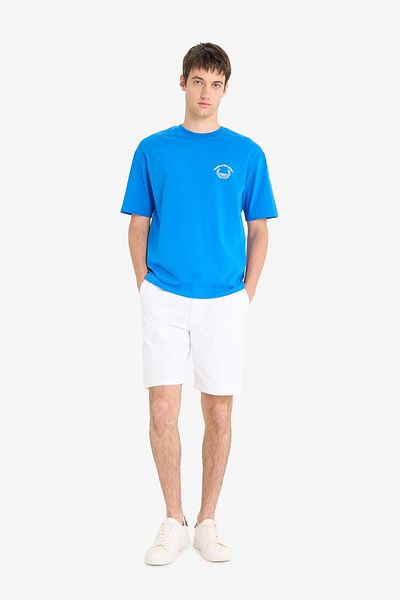 DeFacto 100% Cotton Regular Fit Bermuda Shorts E1231Ax25Sm