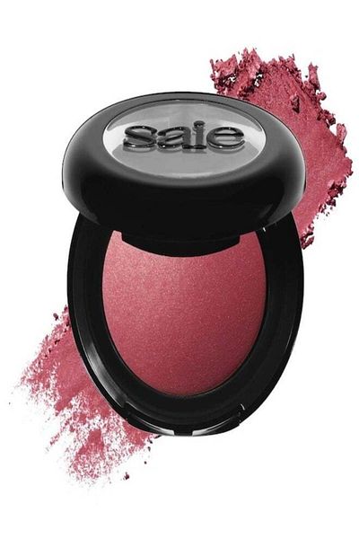 SAIE SuperSuede™ Talc-Free Powder Blush 3g – Grazie - bright berry