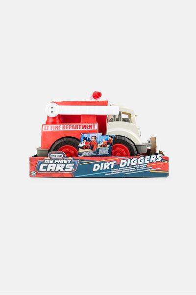 Little Tikes Dirt Digger Real Working Fire Truck, Red