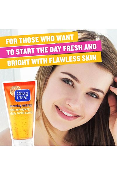 Clean & Clear Daily Facial Scrub Morning Energy Skin Energising 150 ml