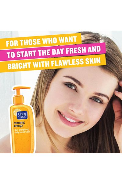 Clean & Clear Daily Facial Wash Morning Energy Skin Energising 150 ml