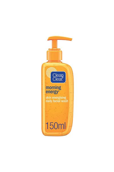 Clean & Clear Morning Energy Facial Scrub 150 ml + Facial Wash 150 ml