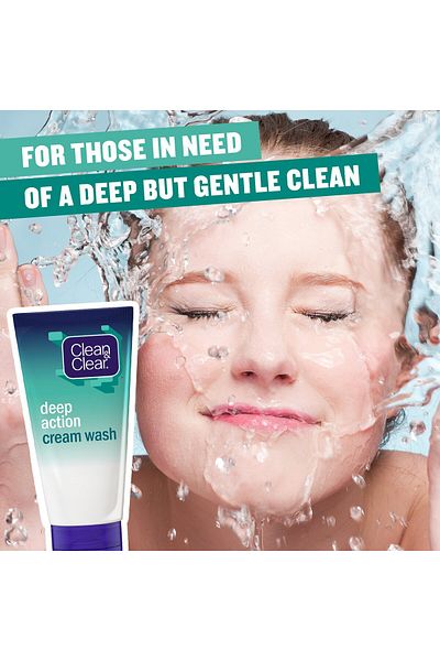 Clean & Clear Cream Wash Deep Action 150 ml