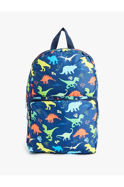 Koton Backpack Colorful Shark Themed
