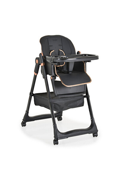 OEM Scaun de Masa Pliabil, Moni Lindo Negru, Inaltime si Spatar Reglabile, Va...