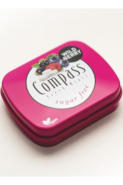Compass Wild Berry Suger Free 50 Pcs 14g