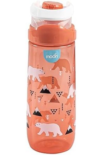 Moon Kids Water Bottle 79x79x232mm 735ml / 25oz-Red