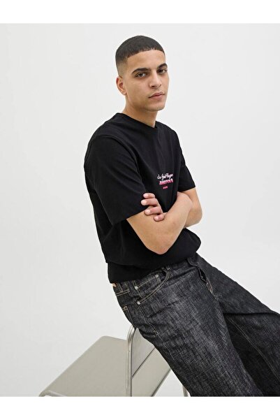 Jack & Jones Slogan Print Short Sleeve T-Shirt