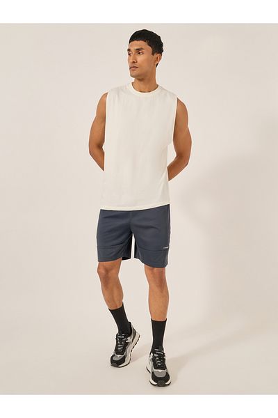 Styli Slogan Print Regular Fit Training Shorts