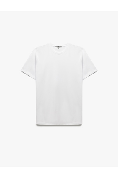 Koton Cotton Short Sleeve Slim Fit Crew Neck Men's Basic T-Shirt