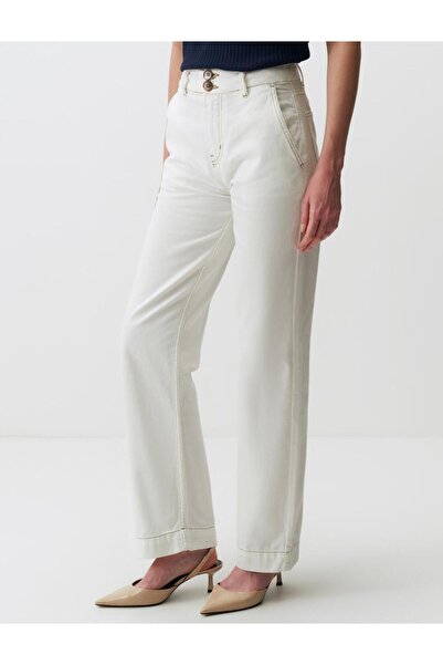Jimmy Key High Waist Loose Fit Jean Pants