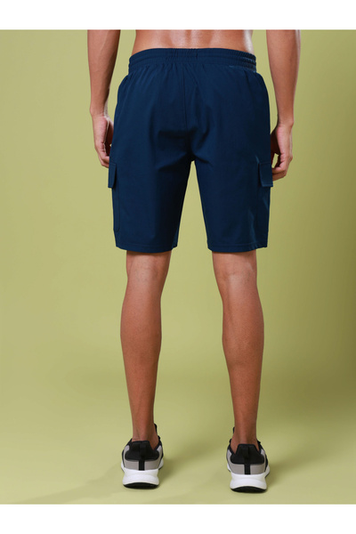 Technosport By Styli Men Solid Slim Fit Shorts with TS Flexi