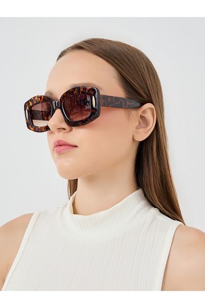 Styli Tortoiseshell Print Wayfarer Sunglasses