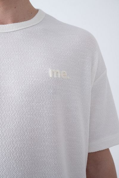İLKCET MODA Ανδρικό μπλουζάκι Me Embroidery Oversize