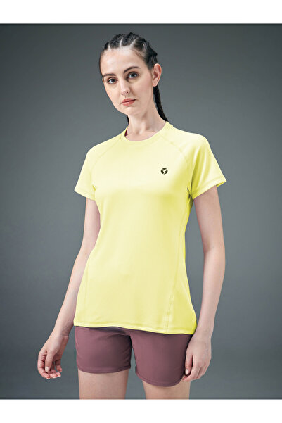 Technosport By Styli Solid Crew Neck Short Sleeve T-Shirt