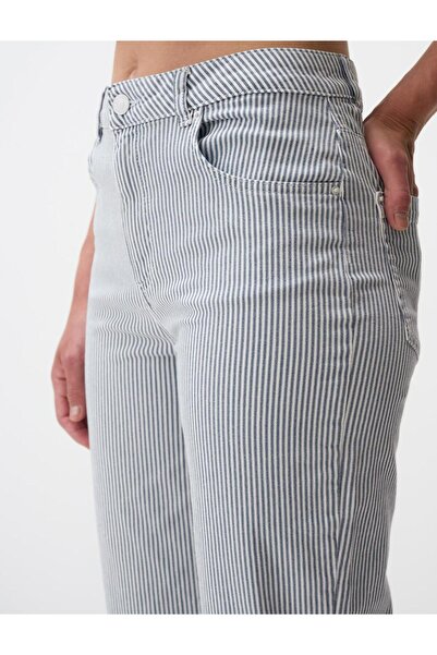 Jimmy Key High Waist Line Patterned Jean Pants