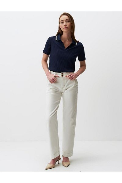 Jimmy Key High Waist Loose Fit Jean Pants