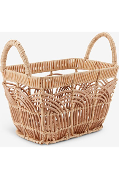 VILIUS Kulplu Sepet G18xU26xY16cm Doğal