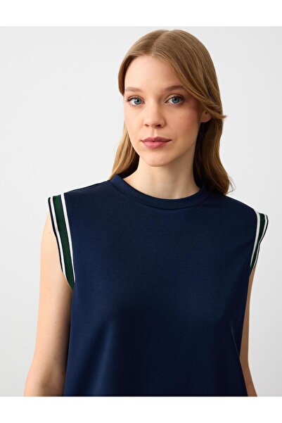 Jimmy Key Knitted Dark Blue T-shirt