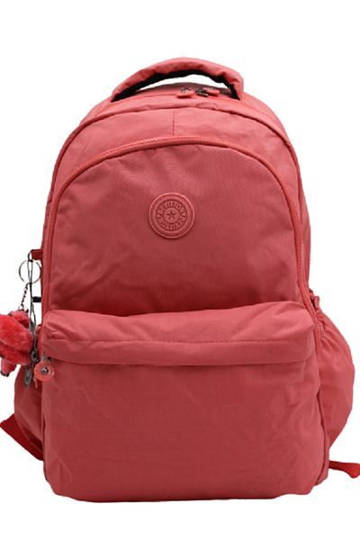 Bevitton Cnt-2200 Salmon Water Resistant Crinkle Fabric Daily School Backpack Unisex Σχολική τσάντα