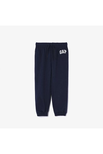 GAP بنطال رياضي من قماش تيري الفرنسي للأطفال الصغار باللون الأزرق الداكن