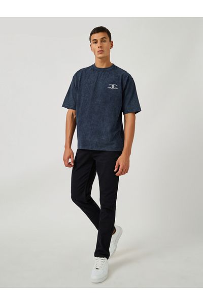 Styli Washed Graphic Print Jersey Oversized T-Shirt