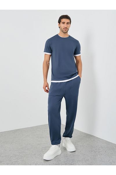 Styli Contrast Detail Regular Fit T-Shirt