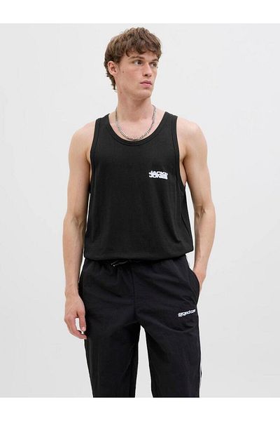 Jack & Jones Logo Print Relaxed Fit Tank