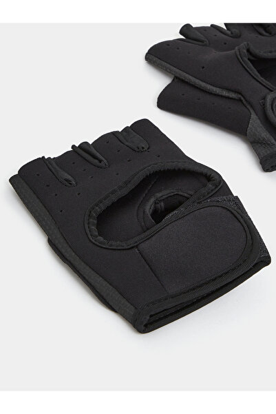 Styli Contrast Trim Peep Arm Back Weight Lifting Gloves