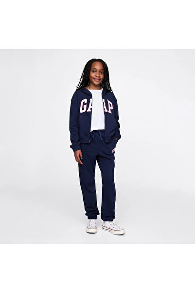 GAP Logo Relaxed Fit Çocuk Lacivert Eşofman Altı