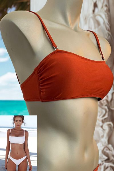 Anastasia Underwear Καλοκαιρινό μαγιό μπικίνι τοπ στράπλες αφαιρούμενο μοντέλο