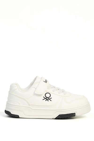 Benetton White Children's Sports Shoes Imported Bni-11583