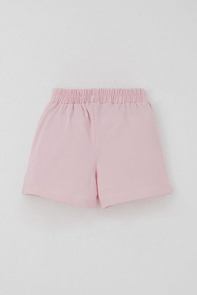 Breeze Girl's Shorts Skirt with Bow Accessory and Ruffles 3-8 Years, Pink
