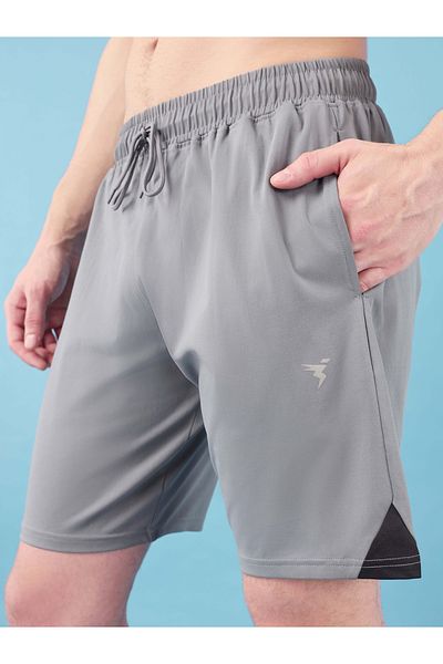 Technosport By Styli Solid 4-Way Stretch Shorts