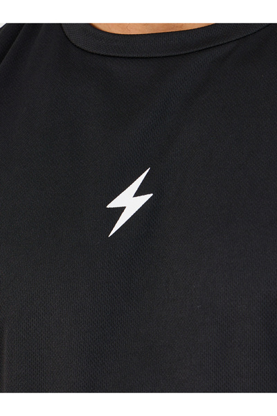 Styli Relaxed Fit Workout Active Tank with Minimal Print