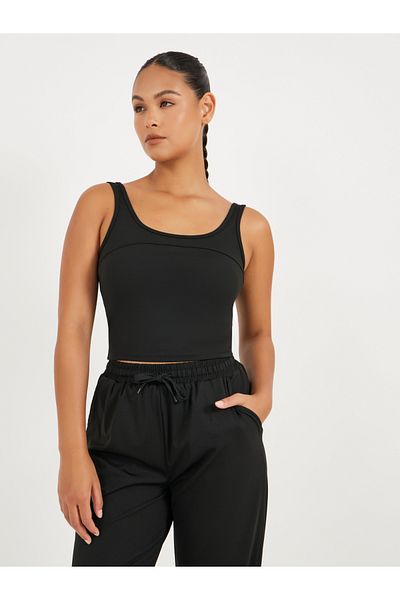 Styli Gymspire Edition - Label Cross Back Longline Sports Bra