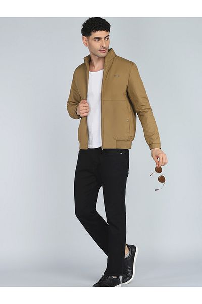 Fort Collins By Styli Fort Zipper High Neck Lightweight Jacket