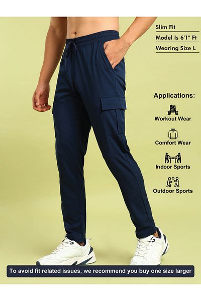 Technosport By Styli بنطال رياضي رجالي بقصّة Slim Fit مع TS FLEXI