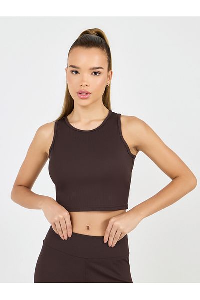 Styli Textured Tank and Cycling Shorts Set
