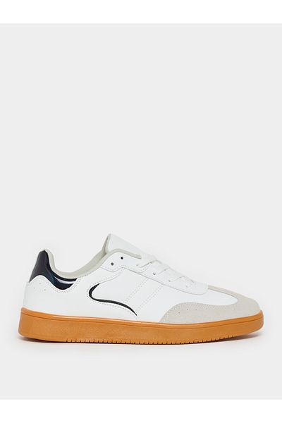 Styli Retro Sole Low Top Lace Up Sneakers