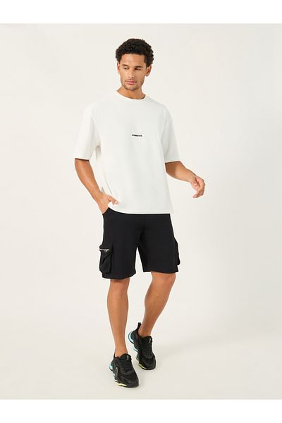 Styli Minimal Athleisure Print Micro Pique T-Shirt