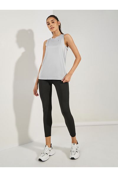 Styli Logo Detail Racerback Tank Top