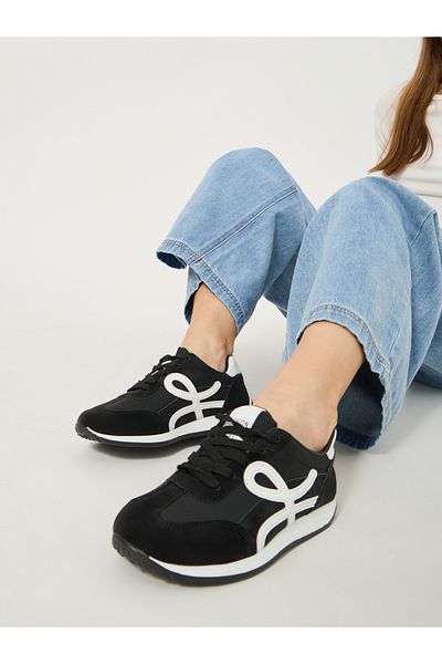 Styli Paneled Retro Sneaker