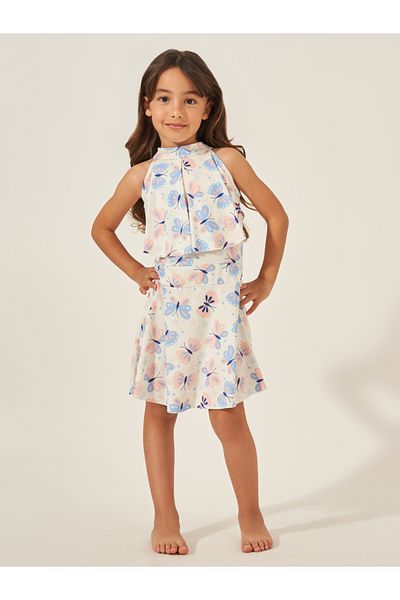 Styli Butterfly Print Swimsuit