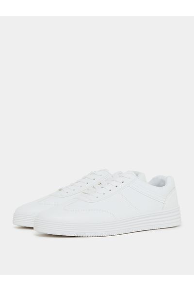 Styli Stitch Detail Lace Up Sneakers