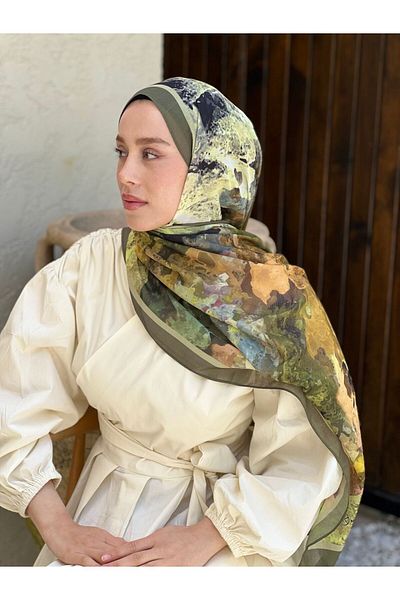 Modakaşmir Μαντήλι Mir Desen Lina
