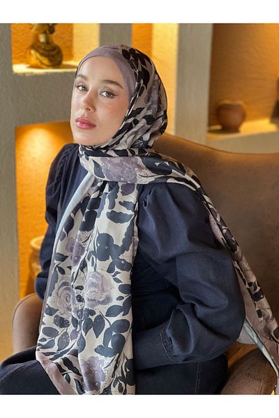 Modakaşmir شال لينا بنمط فيرد