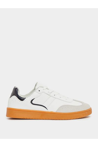 Styli Retro Gum Sole Lace-Up Sneakers